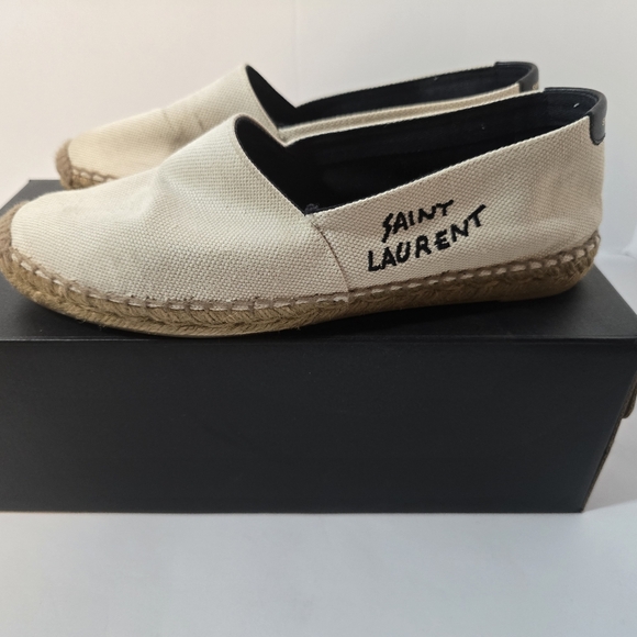 Saint Laurent Beige Espadrilles - Picture 10 of 12